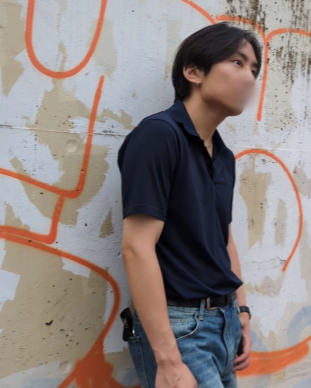 背中は見えない😂