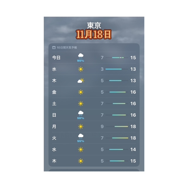 ～スケジュール～