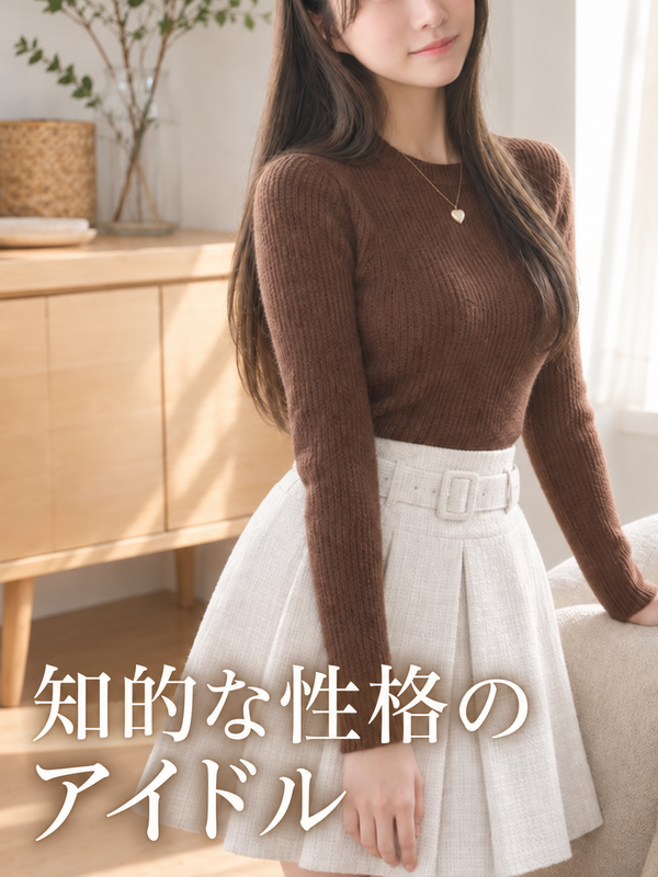 知的で透明感アイドル