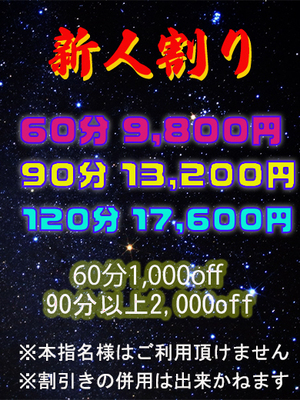 新人割り｜新小岩・小岩デリヘル・風俗【新小岩・小岩サンキュー】