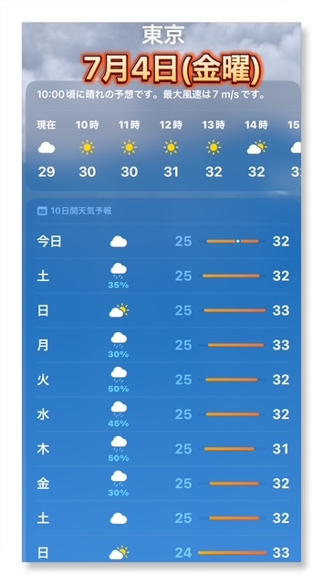 ～～~スケジュール～