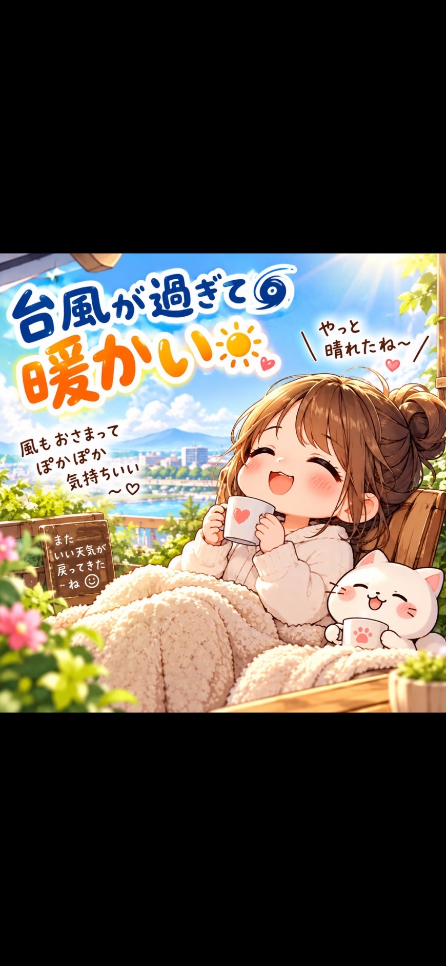 🌪️ 台風の次は……ドキドキ注意報♡