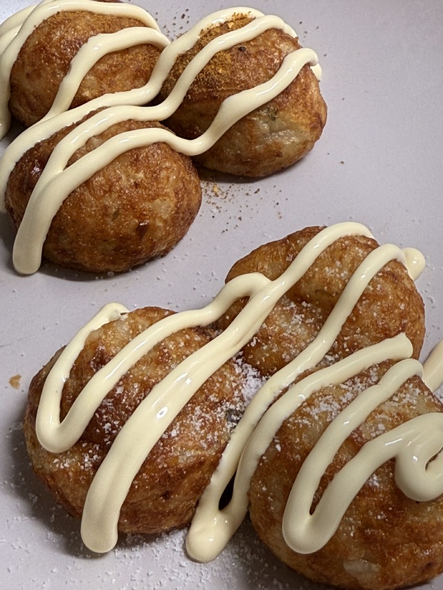 たこ焼き買ってきたで〜🐙