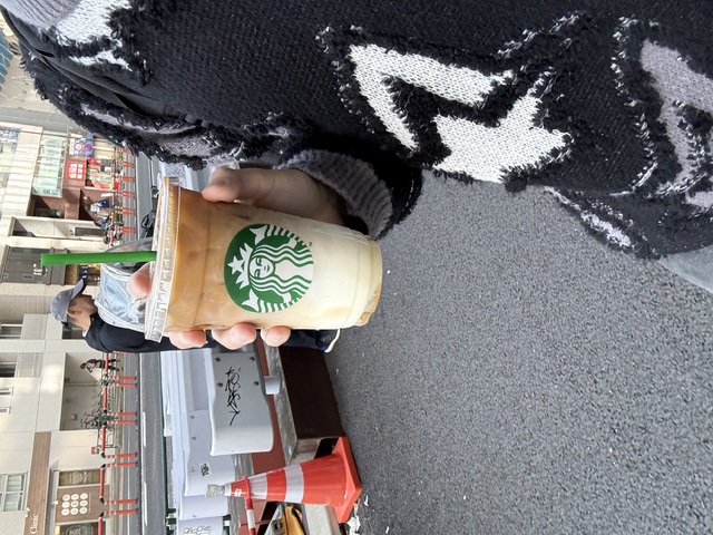 寒いけどアイス❄️🫧