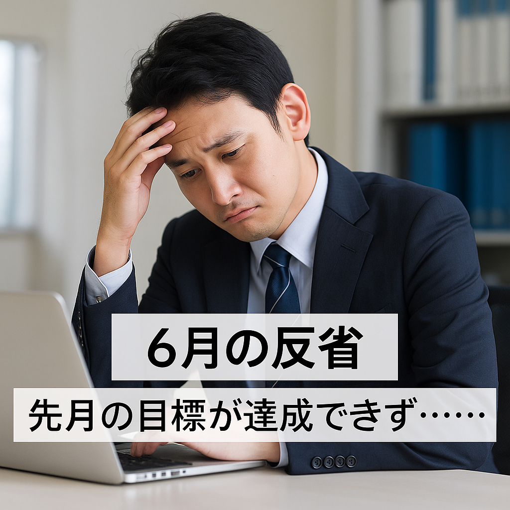 【6月の反省】悔しさを糧に、次に繋げるために