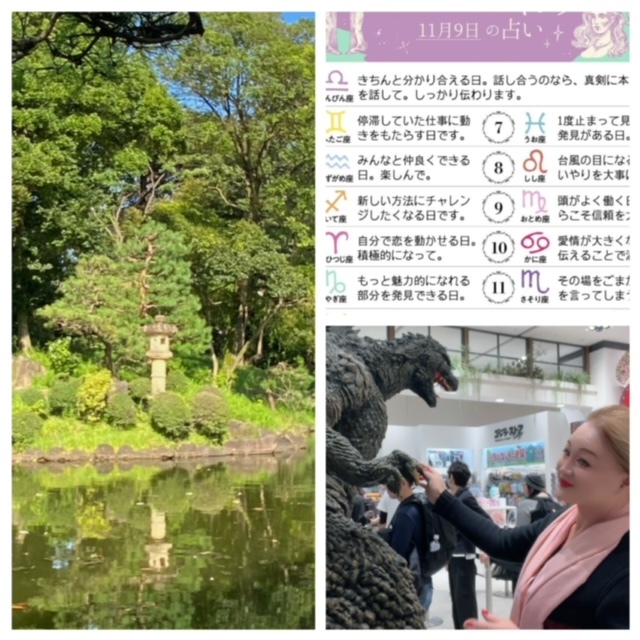 「ゴジラくんと握手．．」