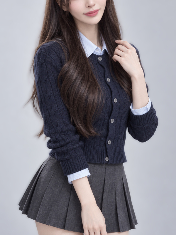 韓国アイドル系ファッションモデル