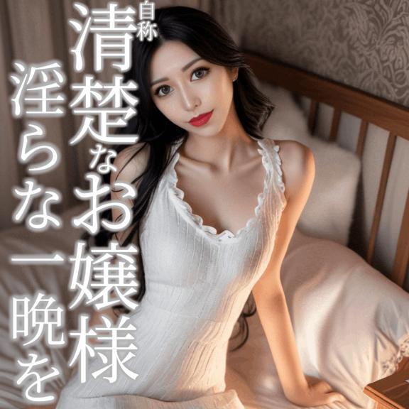 ☑️「(自称)清楚なお嬢様、淫らな一晩を。」