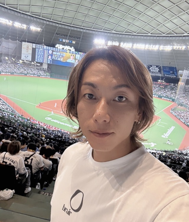 野球観戦。