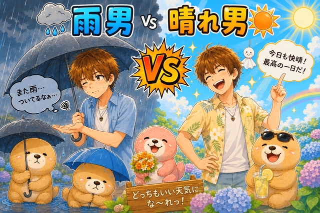 雨男vs晴れ男