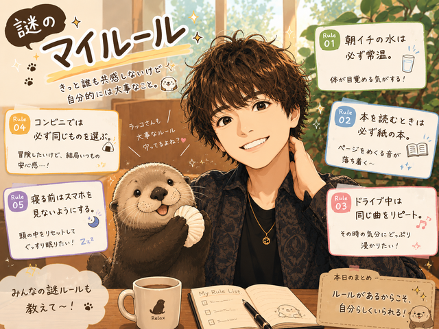 謎のマイルール