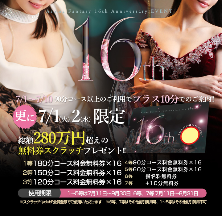 ～総額280万円超え「創業16周年」大感謝祭～